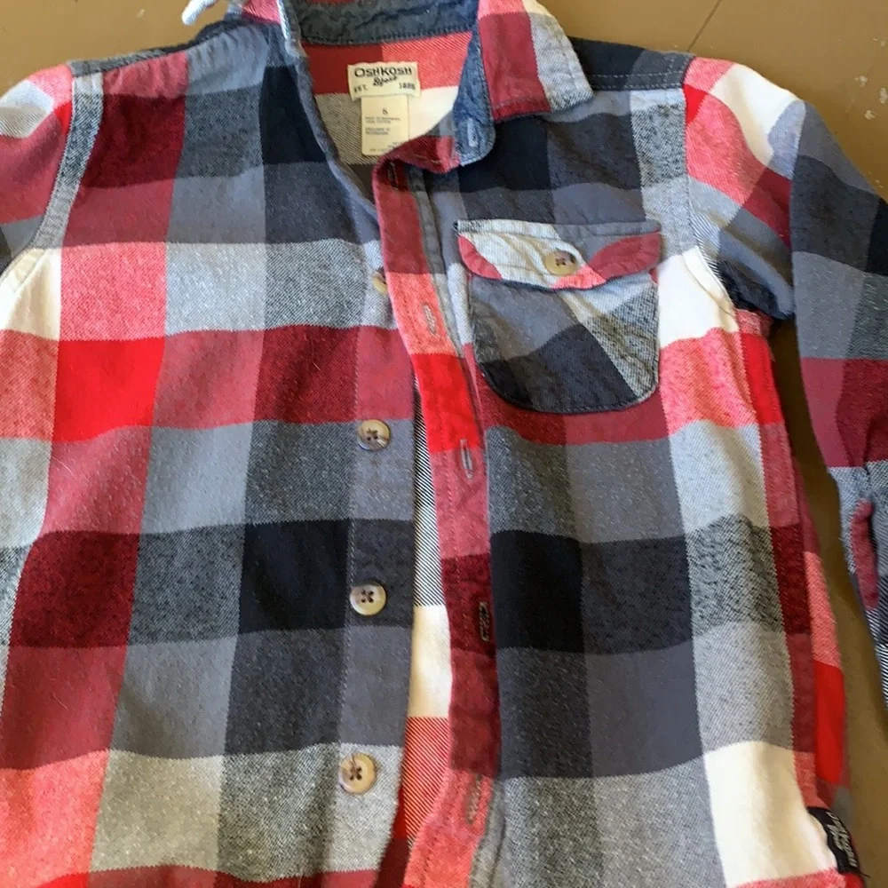 - OshKosh B’gosh boys flannel
